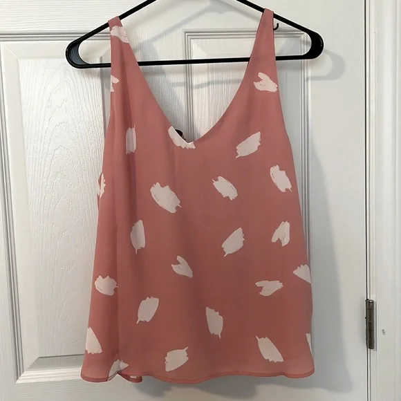 Loft Brushstroke V-Neck Tank - Picture 2 of 6